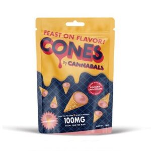 Cannabals | Strawberry Cones | 100mg
